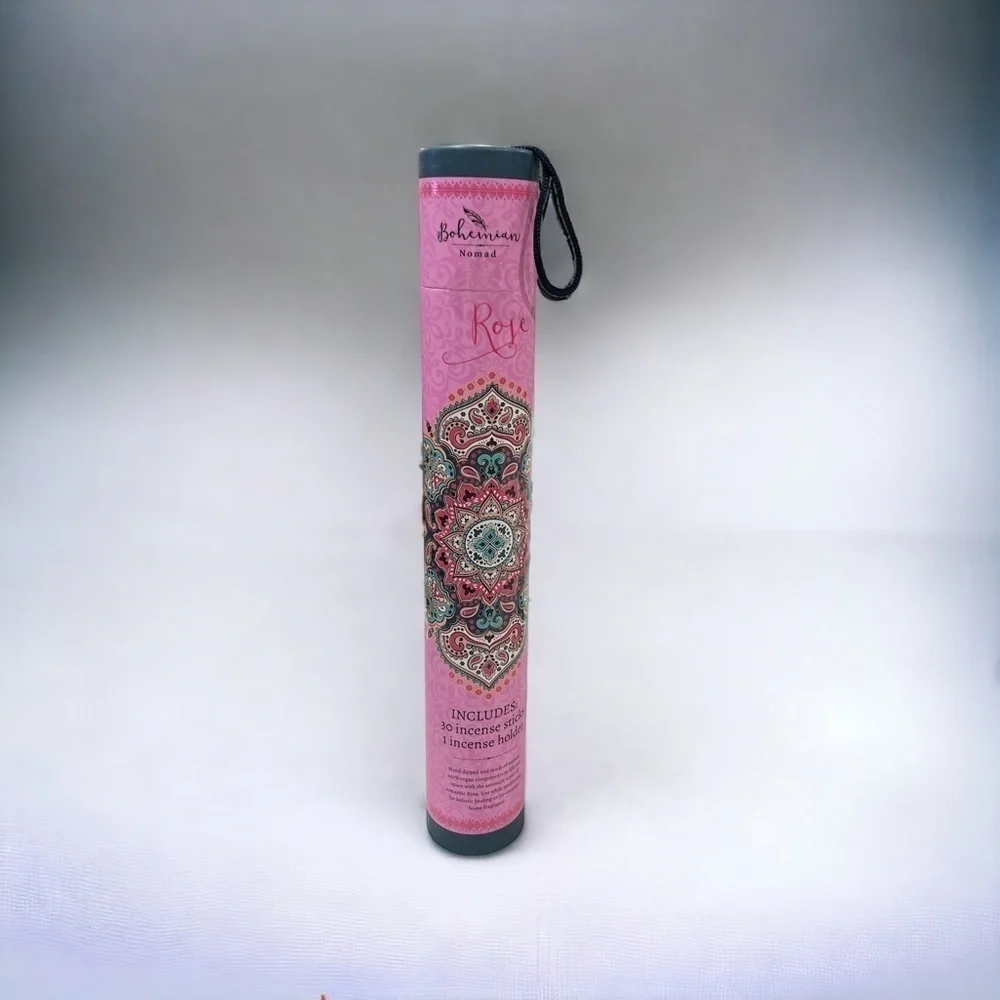 BOHEMIAN NOMAD Incense Sticks And Holder | Rose Scented